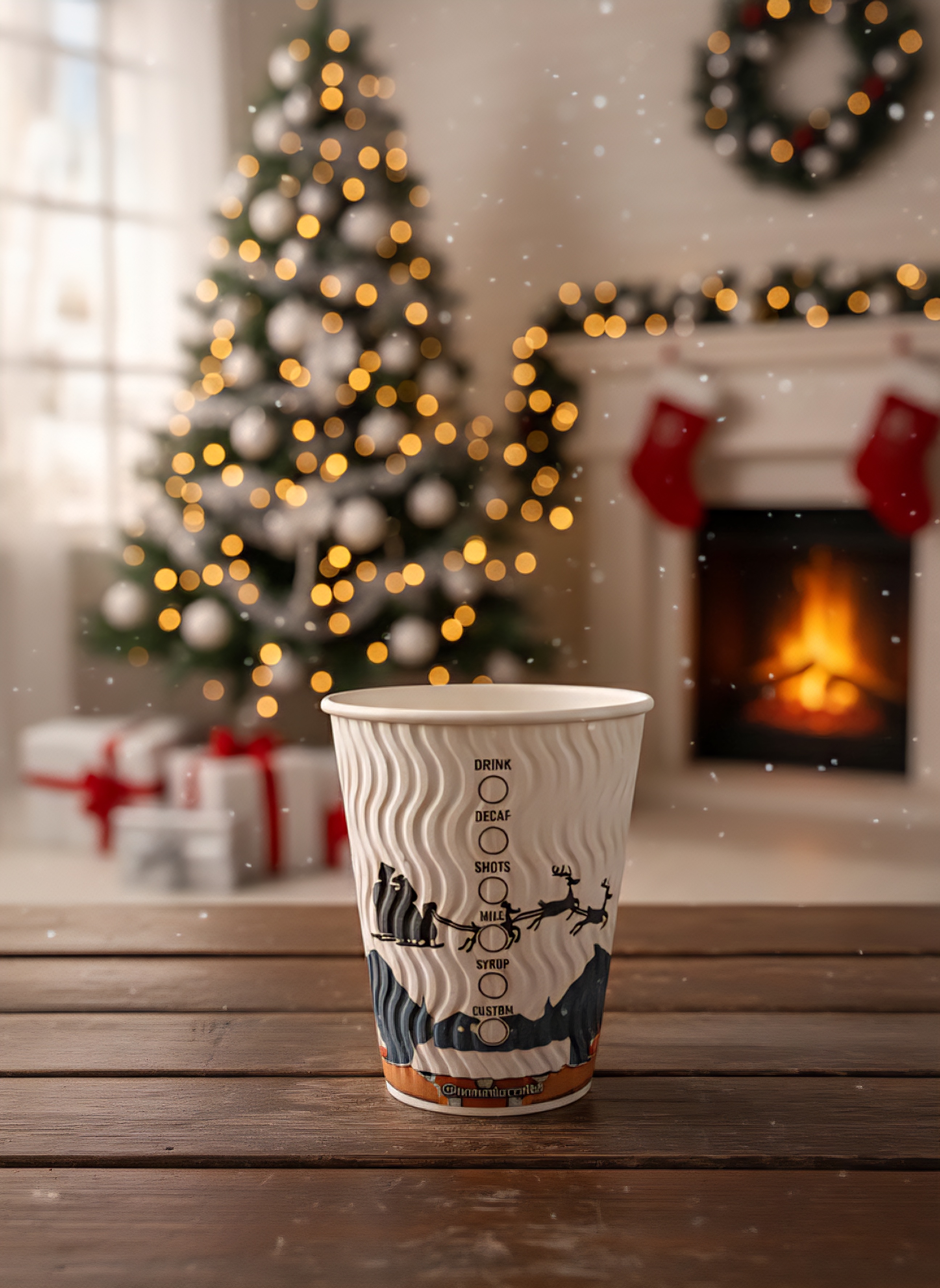 Temalı Baskılı Karton Bardaklar